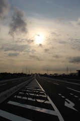 未開通道路。