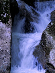 藍の飛沫