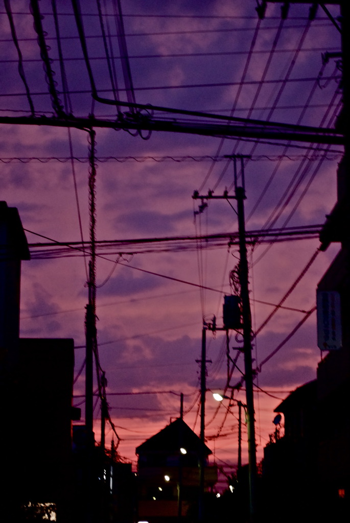 夕暮れに成増
