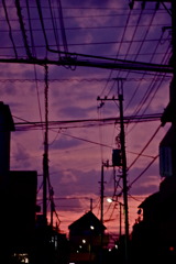 夕暮れに成増