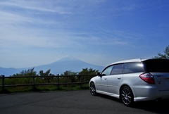 杓子峠からの富士山