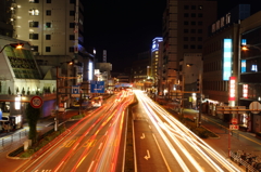歩道橋から