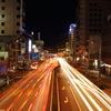 歩道橋から
