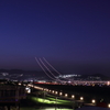 航空機の軌跡
