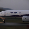 飛行機　流し撮り