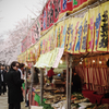 露店桜