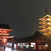 雨の浅草寺