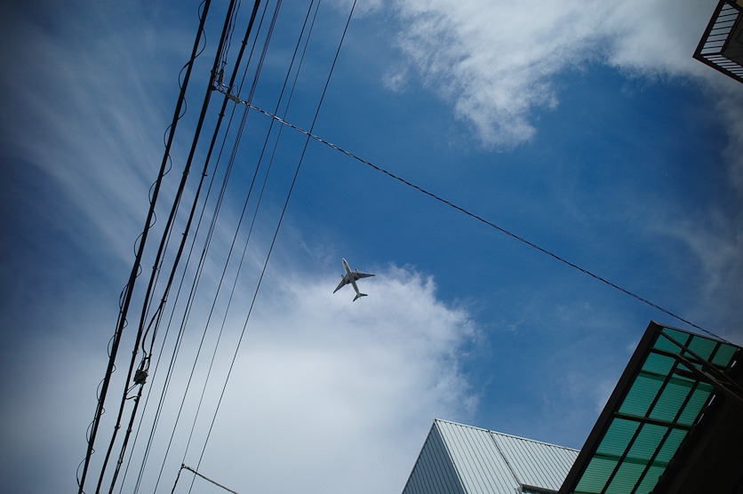 見上げた空