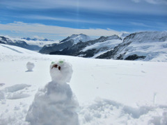 Jungfraujoch_雪だるま