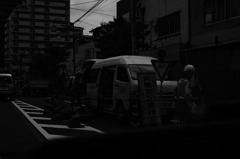 助手席から