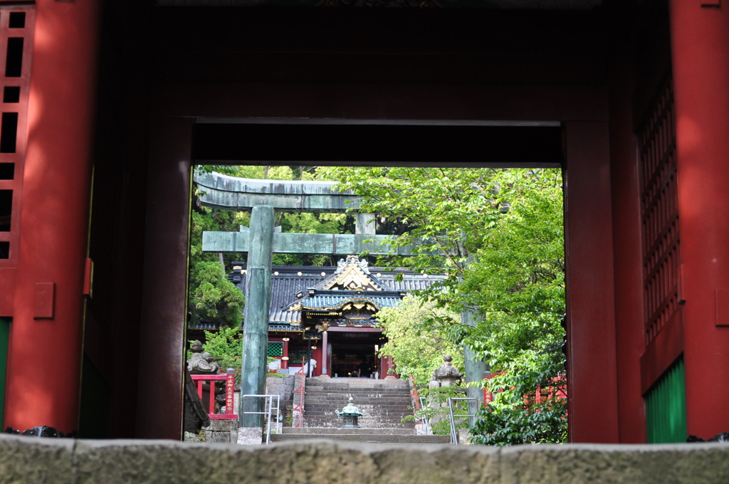 久能山東照宮・楼門から