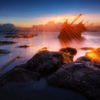 Burning ship