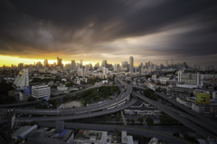 Bangkok before sunset