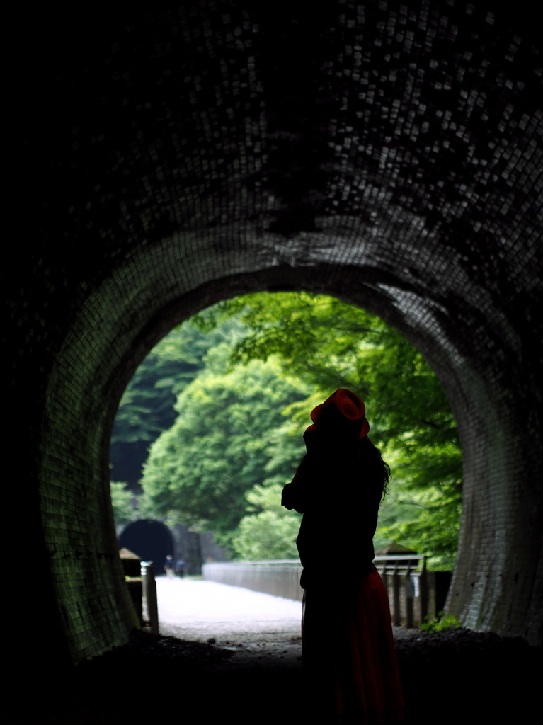 From the tunnel