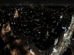 土曜の夜を眺めて