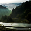 山間の景