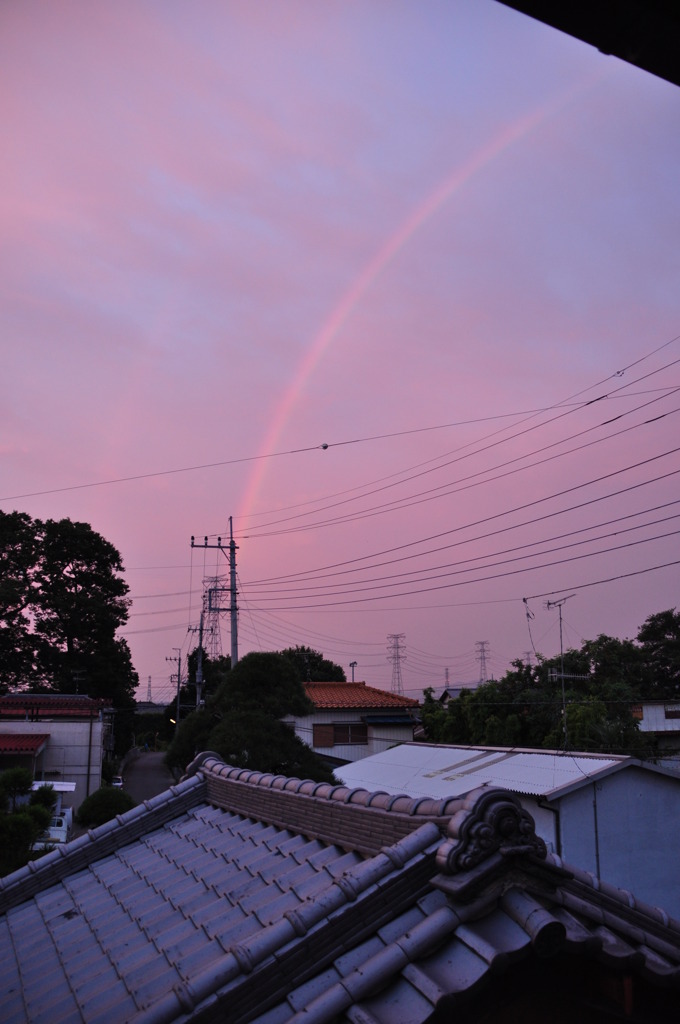 朝焼けの中で・・・