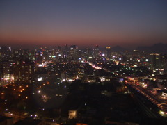 韓国　ソウルの夜景