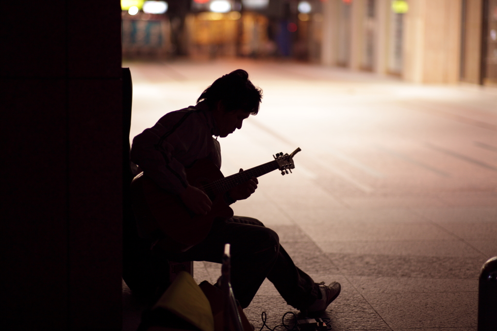 Street Music in 天神