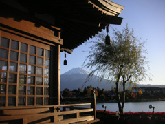 河口湖からの富士山