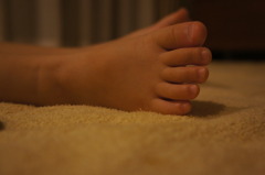 娘の足