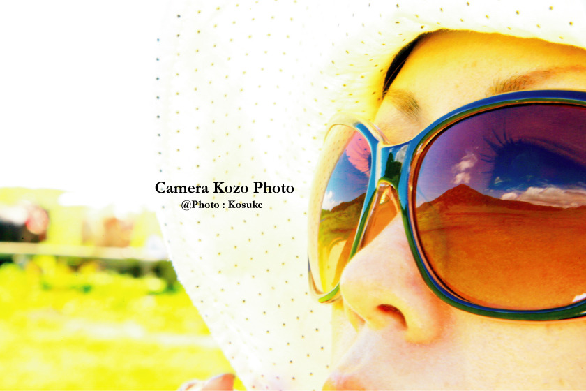 レンズに映る景色