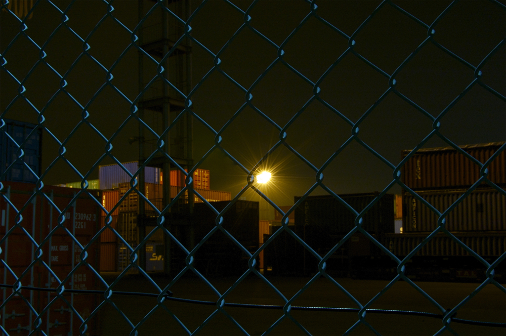 Blue Fence