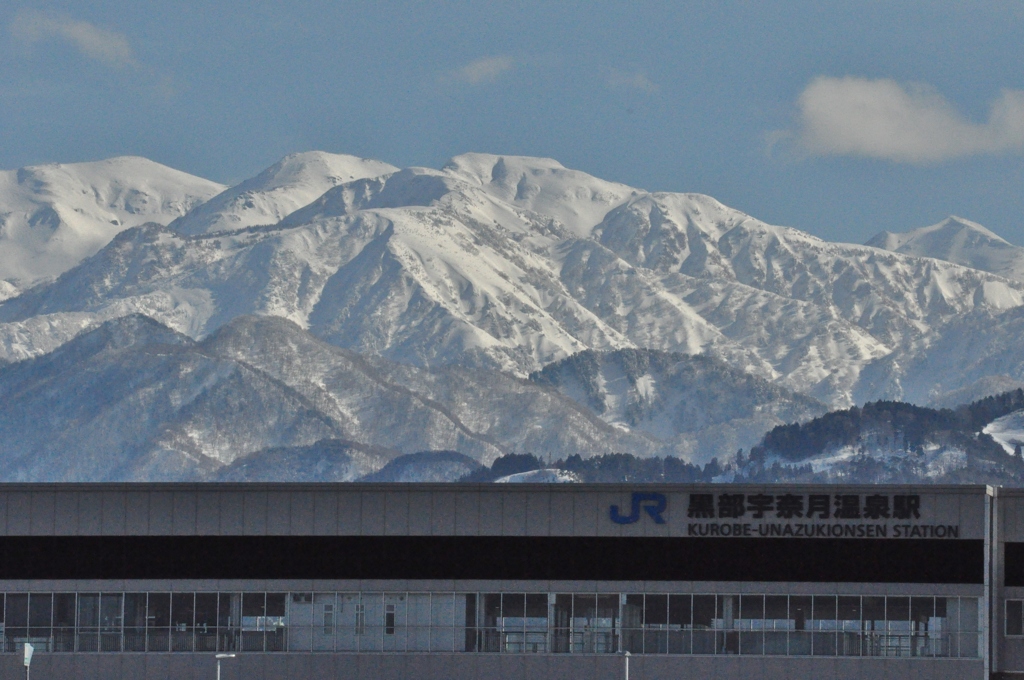 アルプスの見える駅