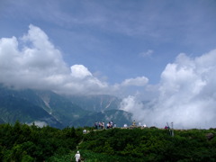 北アルプス　夏・・・