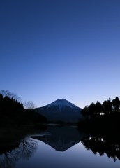 田貫湖と富士