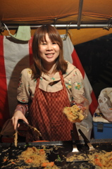 120409靖国にて（焼ビーフン）