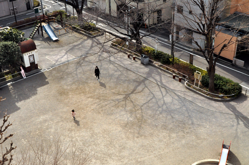 公園にて