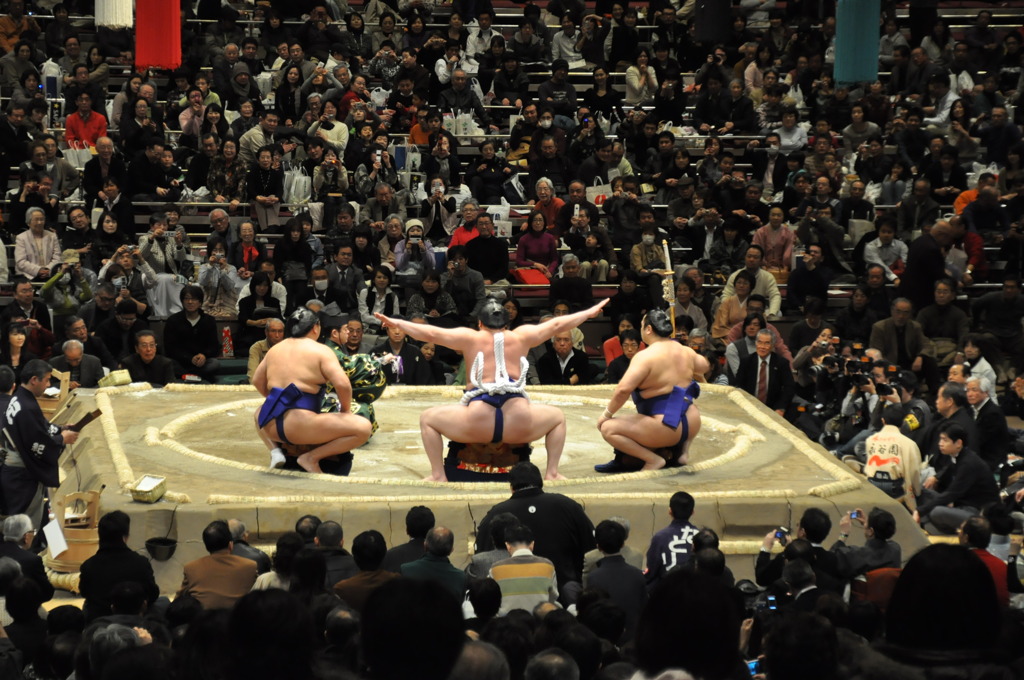 横綱土俵入り