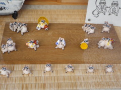 タヌキの置物