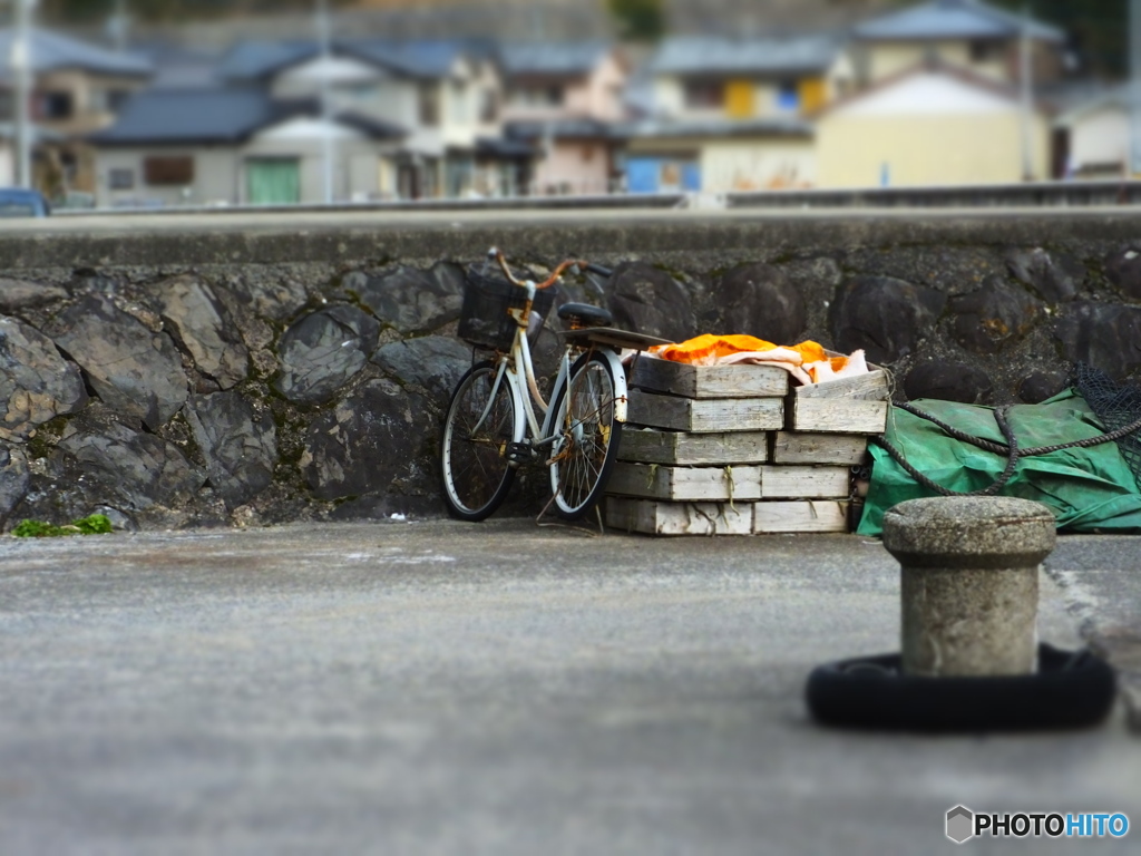 波止場の片隅