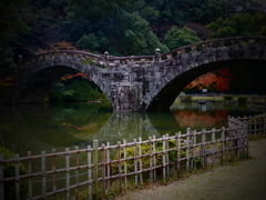 晩秋の眼鏡橋