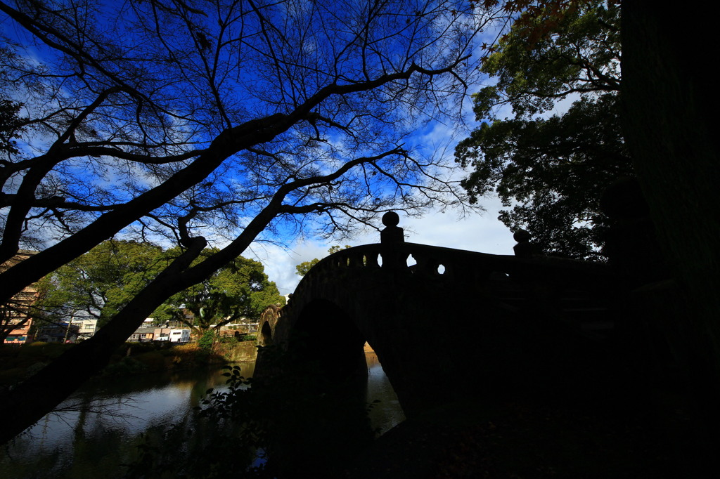 極月の眼鏡橋