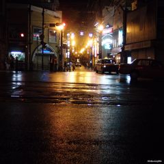 夜の思案橋