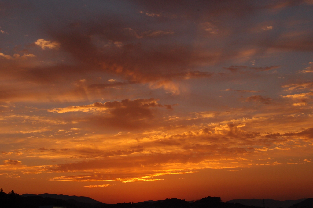 秋の夕暮れ