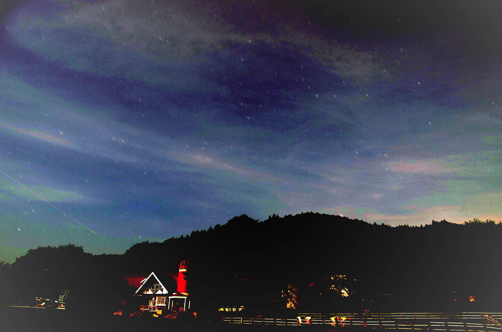夏の夜空〜青〜