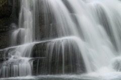 霜後の滝(二段目)