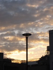 夕の日