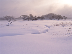 桧原湖～雪景２