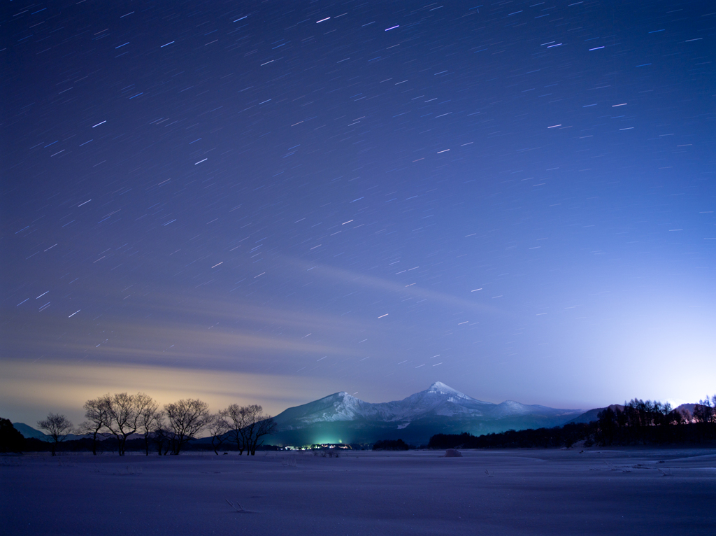 桧原湖～雪景７