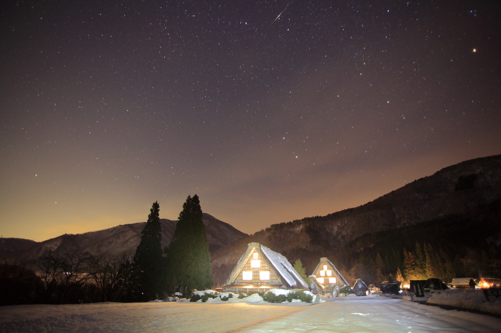 星空の下のぬくもり