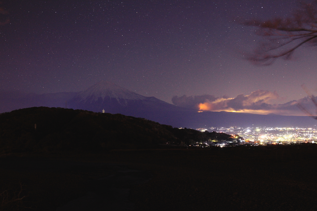 富士川の夜景