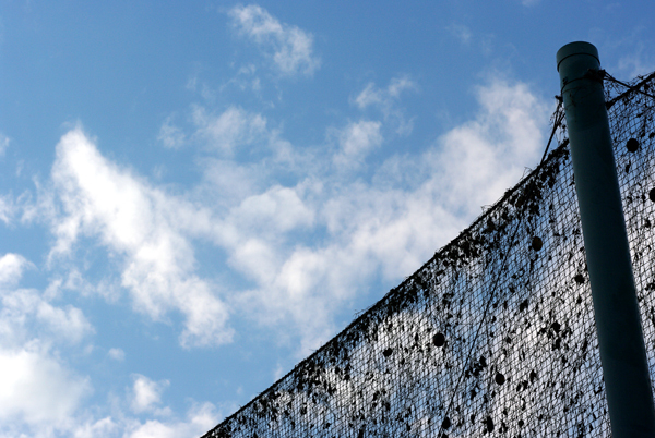 フェンスと青空