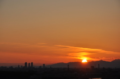 2011年最後の夕暮れ