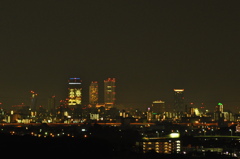 名古屋高層ビル群の夜景