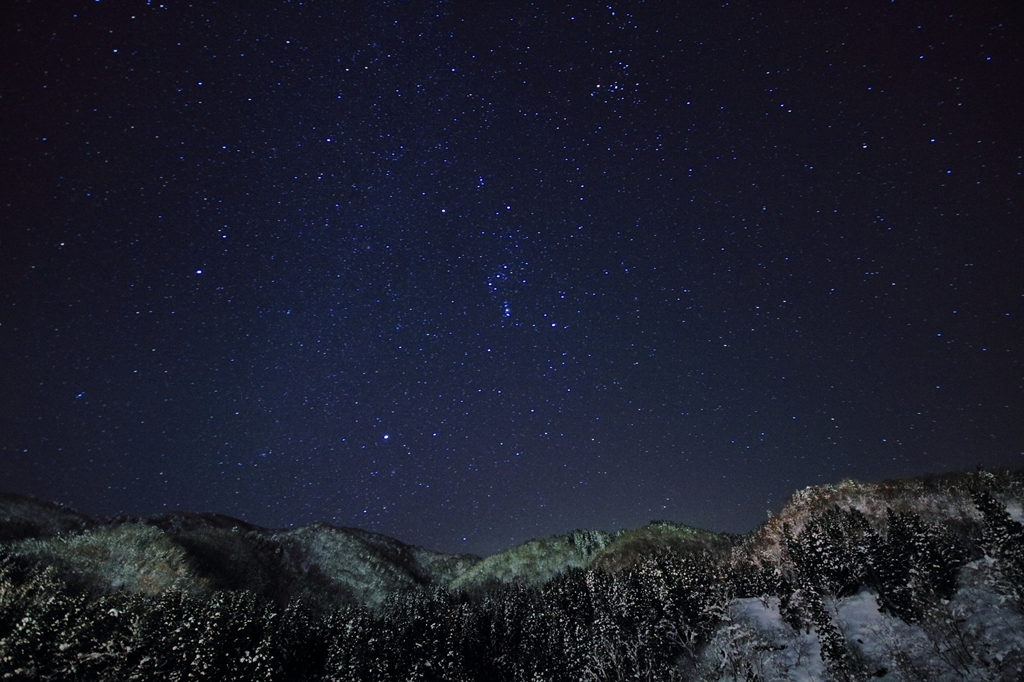 白川郷の夜空